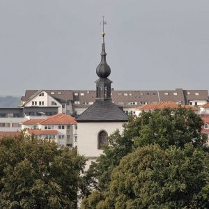 Blick auf Kirche St. Johannis