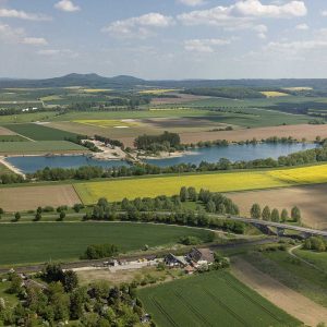 Wartberg - Blick auf Baggersee